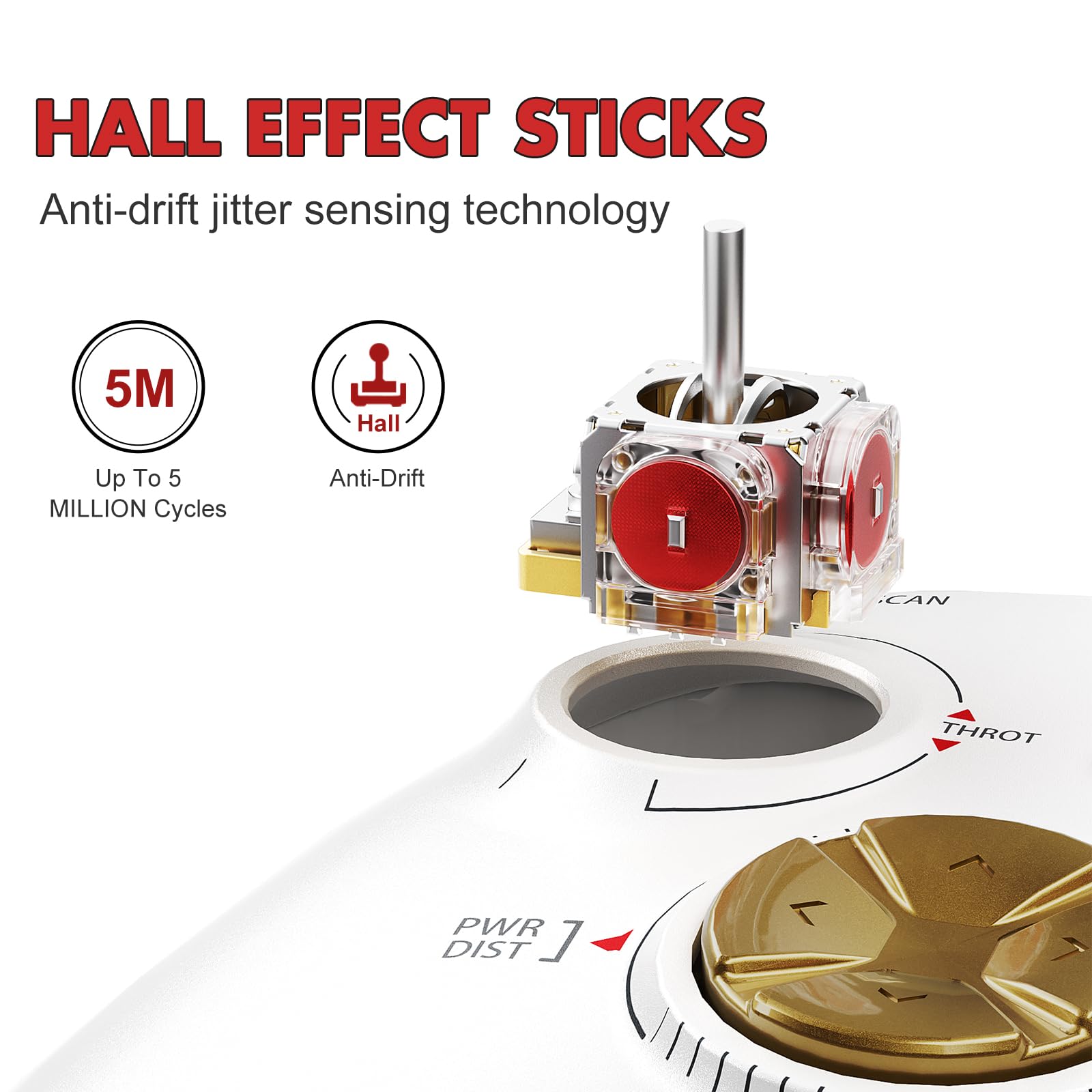 Dinosoo Wireless Controller For Xbox Series X/S/Xbox One Android Pc, Bluetooth Hall Effect Joysticks Dual Vibration Turbo Functi